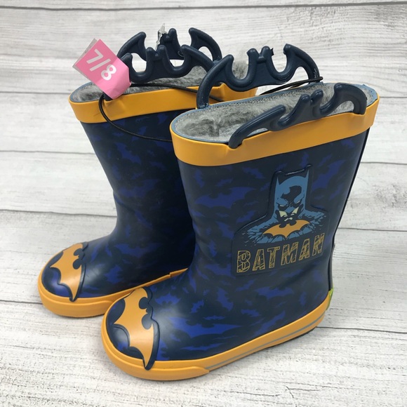 Western Chief  BATMAN Rain Boots Sz 7/8 - Picture 11 of 11